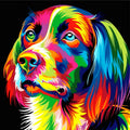 Wholesale Diamond Painting Diamond Color Dog 5D DIY Full Square/Round Beads Embroidery Cross Stitch Kits Home Decoration