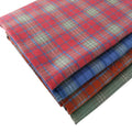 Flannel Fabric Brushed Plaid Yarn Dyed Shirting Fabrics Stock Cotton Flannel Yarn Dyed Flannel Pajamas Fabrics