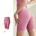 Wholesale Custom Gym Shorts Fitness Nylon Spandex Yoga Wear Butt Biker Fitness Workout Gym Shorts for Women