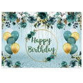Full Color Printing Custom Polyester Fabric Birthday Party Stage Backdrop Banners Promotional Party Supplies