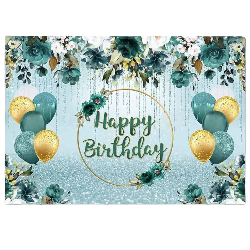 Full Color Printing Custom Polyester Fabric Birthday Party Stage Backdrop Banners Promotional Party Supplies
