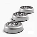New Small Touch Portable Led Under Cabinet Closet Lights Corner Surface Mounted Wireless Led Puck Light