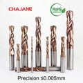 CHENGZHEN HRC60 2-Flute Carbide Twist Drill - High-Precision â‰¤0.005mm CNC Drilling Tool RoHS Certified