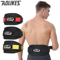 AOLIKES Men Waist Support Belt Sport Pressurized Weightlifting Bodybuilding Fitness Squatting Training Lumbar Back 7983
