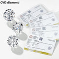 Starsgem CVD Diamante 1-1.1ct Round Cut Loose Stone IGI Certificate Card Lab Grown Diamant DE EF VVS-VS Lab Diamond