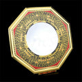 Chinese Era Oriental Safe Protection Feng Shui Home House Good Luck Concave Bagua Mirror Decoration
