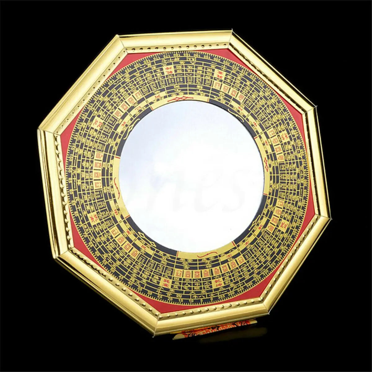 Chinese Era Oriental Safe Protection Feng Shui Home House Good Luck Concave Bagua Mirror Decoration