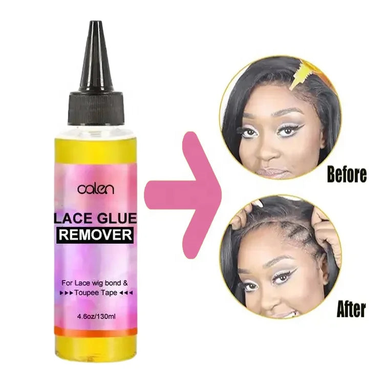 Fast Acting 100 ML Hair Extensions Toupee Wig Tape Remover Wig Lace Glue Remover for Front Lace Wig