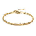 New Arrival Delicate Jewelry  Gold Plated Cauliflower Chain Link Bracelet Fancy Chain Bracelet for Girls