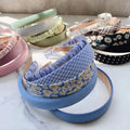 New Arrival Women's Pink Sponge Hair Hoop Flower Hairband Fashionable Headband Ornament for Girls 5pcs/Bag