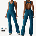 New Quick Dry Women's Workout Romper Yoga Leggings Jumpsuits Custom Gym Fitness One Piece Yoga Jumpsuit