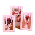 Pvc Window Flower Kraft Paper Carrier Bag Wedding Packaging Paper Bag Paper Wedding Packaging Bag