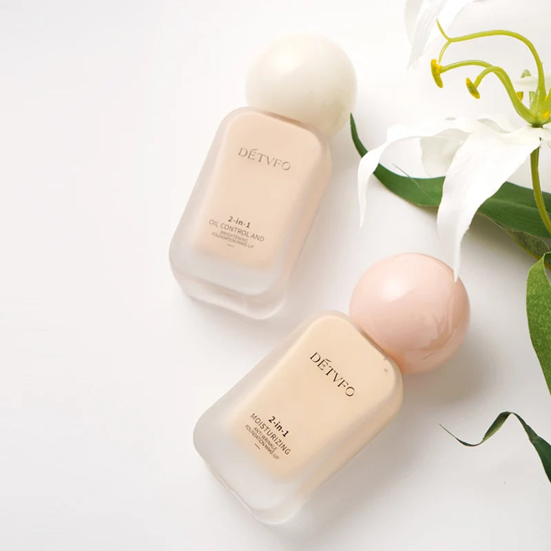 Long Wear Private Label Waterproof Long Lasting Vegan Makeup Sets Cream Concrete Full Coverage Liquid Makeup Foundation