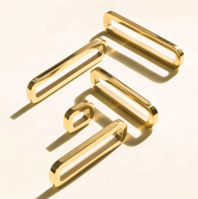 Hot Sale Furniture Cabinet Brass Gold Handles Pull Knob