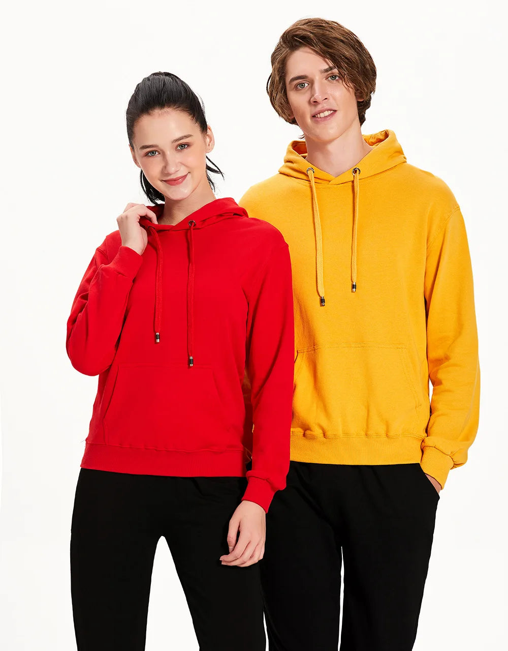 Men Hoodie Sweatshirt 97% Cotton 3% Polyester Long Sleeve Printed Oversize Pullover Cotton Hoodies