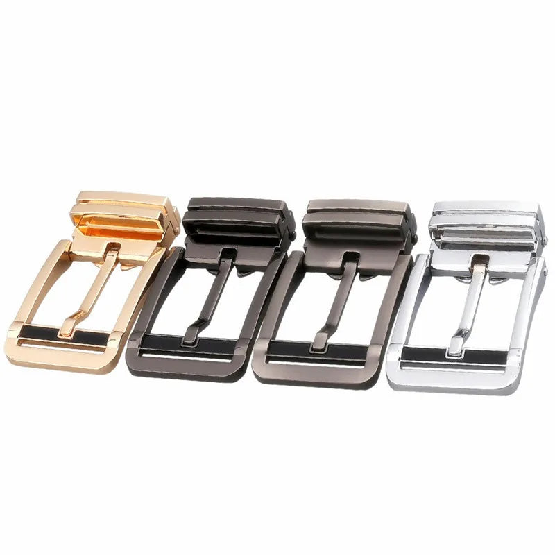 LQbelt Fashion New Design Pin Buckles for Belt Holes Alloy Buckle 4 Colors Factory Custom Logo Wholesale