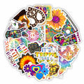 50PCS Fashional aesthetic trippy dazzling decals cool cartoon sticker