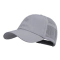Macaron Colors Quick-Drying Baseball Cap with Side Mesh Cutouts Breathable Sports Hat for Tennis Puff Printing Method
