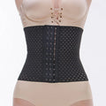 Custom Women's Fitness Body Shaper 21cm Slimming Tummy Waist Trainer Trimmer Corsets with Steel Boned Thin & Breathable