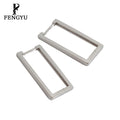 Minimalist Geometrical Rectangular Hoop Earrings Womens 925 Sterling Silver Designer Earring Custom Fine Jewelry Wholesale