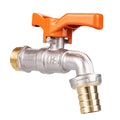 TMOK Cheap DN15 1/2" Inch Wall Mounted Brass Garden Water Valve Tap Bib Cock Tap Bibcock for IBC Tank Outdoor Use