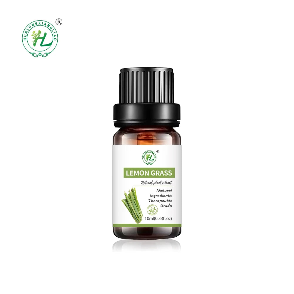 Lemongrass Essential Oil for Diffuser | Lemon Grass Oil 10ML - 100% Pure Natural Cymbopogon Flexuosus Steam Distillation