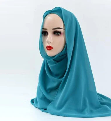 2021 Hot Selling Cheap Custom Fashion African Big Shawl Hijab Muslim Borong Tudung Woman Shawl