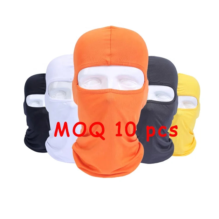 Quality Black Skull Sublimated Balaclava Man Motorcycle Balaclava with UV Protection