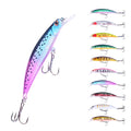 Newup Wholesale 90mm 13g Sinking Minnow Hard Bait Plastic Fresh Water Long Casting Fishing Lure
