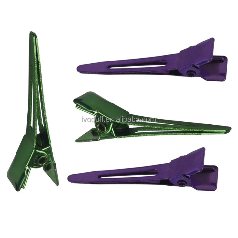Ivoduff New Color 45mm Metal Hair Claw Clips Pin alligator Snap Hair Clips