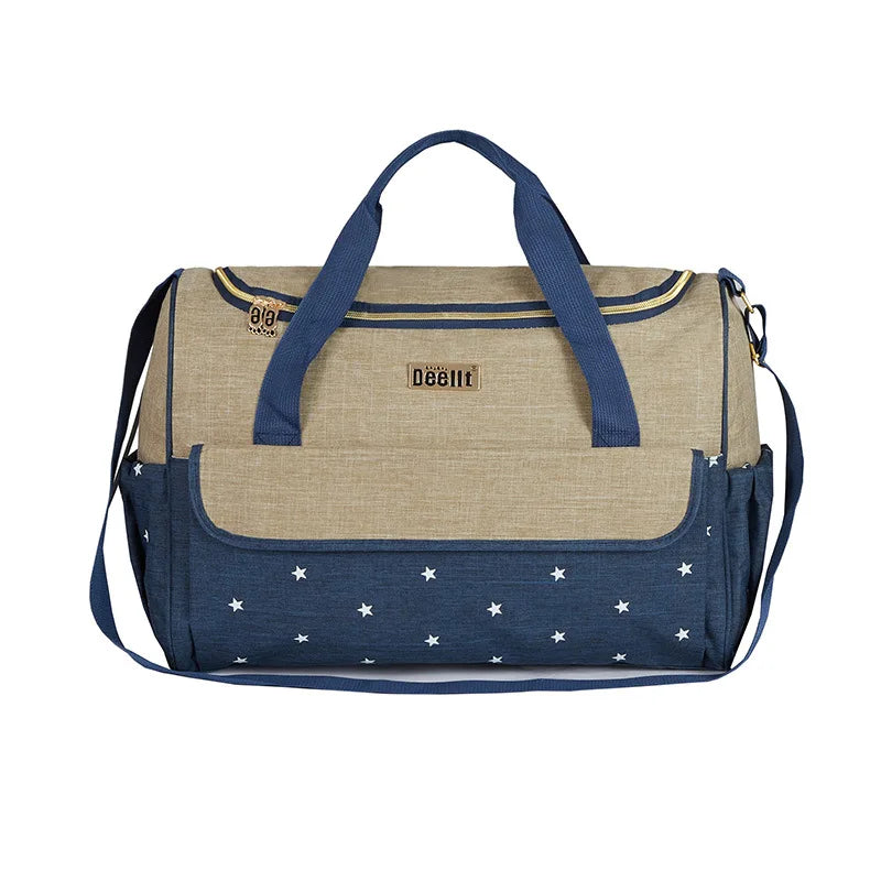 Waterproof Lady Fashion Travel Premium Changing Port Baby Diaper Bag Backpack with Pacifier Bag Mummy Bags Polyester