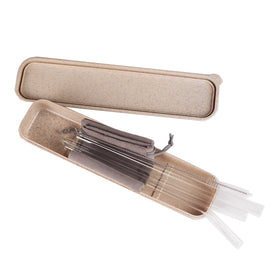 2022 Popular best seller box packaging glass straws with logo