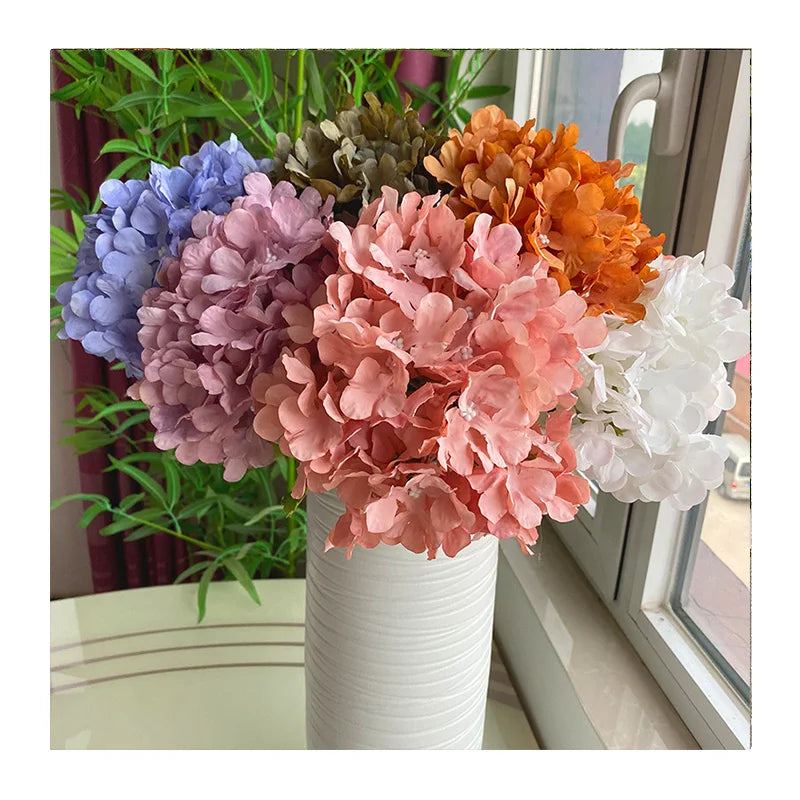 Silk Cloth Single Exquisite Hydrangea Decoration Mariage Artificial Flowers Decorative