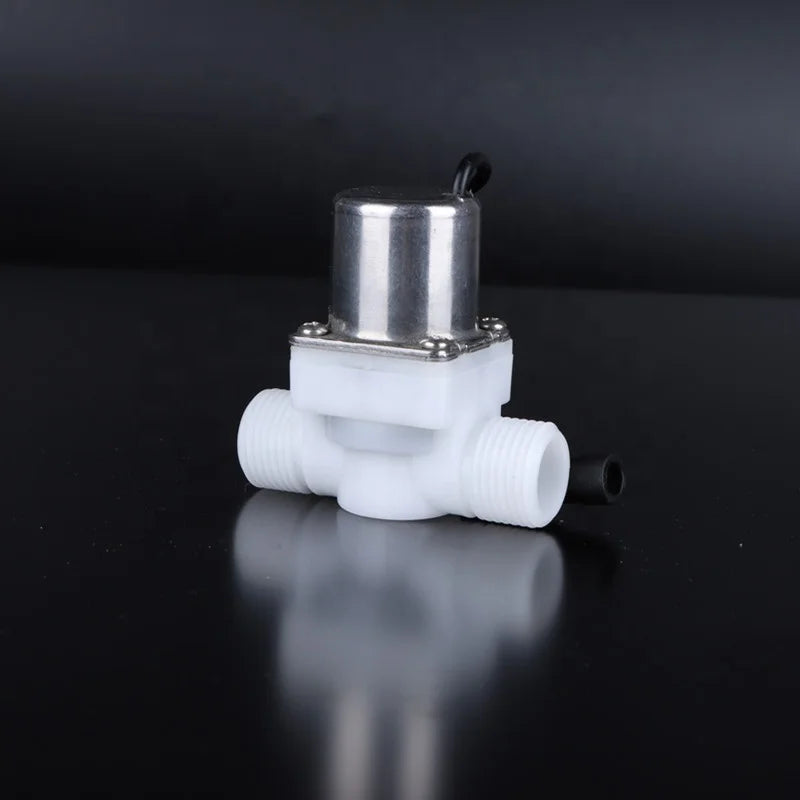 Small Fast Push Intubation Pulse Energy Saving Valve 1/2" DC4.5V Water Latching Solenoid Valve