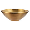 Gold Silver 304 Stainless Steel Bowl Fruit Snack Double Layer Restaurant Serving Bowl Salad Mixing Bowl Large Pasta Bowl