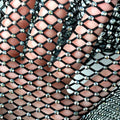 N001 Rhinestone Fishnet Fabric for Making Dress Rhinestone Tulle Lace Fabric Rhinestone Stretch Mesh