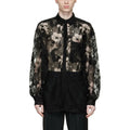 Custom Cotton Shirts for Men Long Sleeve Lace Transparent Sheer Mens Shirt