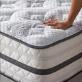 Luxury Comfort Single Size Hotel Mattress Memory Foam & Pocket Spring with Cooling Latex Modern Design for Bedroom