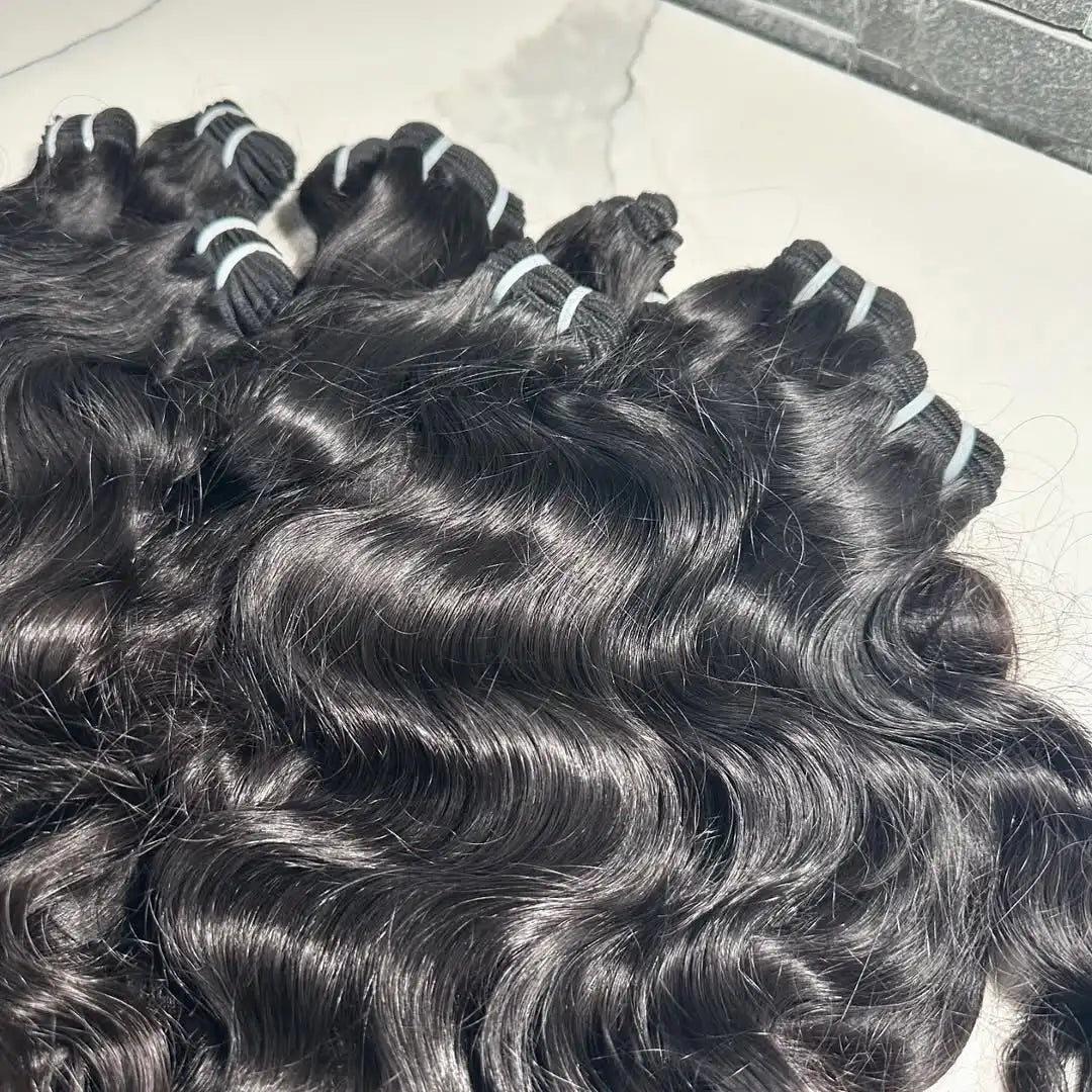 Wholesale 100% Raw Cuticle Aligned Virgin Human Hair Extensions Bone Straight Double Weft Vietnamese Raw Hair Bundles Vendors