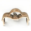 Deepeel AP2420 23cm Bag Accessories Rhinestone Decorate Handbag Handles Kiss Lock Clasp Buckle Purse Frame