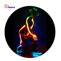 LED Light Michael Jackson Jackets Rainbow Colored Clothing Luminescent Men Suits