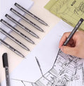 Sta Micro-Pens Art Marker Pens 0.05-0.8mm Tip Black Drawing Pen for Sketching MegaBDM