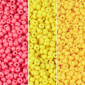 Ready to Ship 450g/pack  Colorful 4mm Glass Seed Beads Solid Color Glass Beads for Diy Jewelry Making