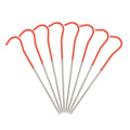 130mm/150mm Ultralight Titanium Alloy Tent Pegs Camping Hiking Tent Nails Stakes Anchors