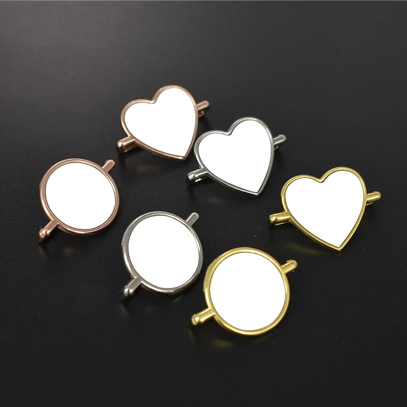 Smartwatch Bands Personalized Sublimation Circle Watch Charm Blank Sublimation Watch Charms