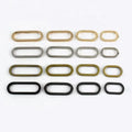 Meetee BF124 32mm Luggage Hardware Accessories DIY Handmade Bag Buckle Adjustable Buckle Zinc Alloy Connective O Ring Buckle