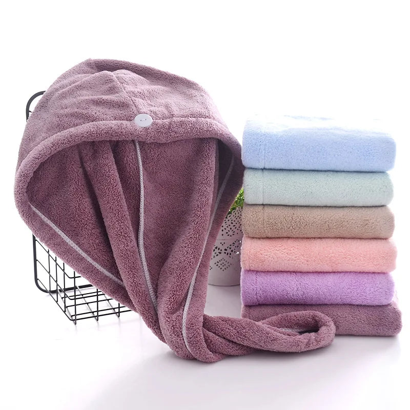 Custom Microfiber Hair Bath Towel Sets