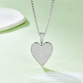 J008 Hip Hop Jewelry Wholesale Iced Out Diamonds Heart 925 Sterling Silver Gold Plated VVS Moissanite Diamond Custom Pendant