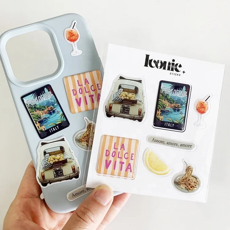 Custom Design Resin Dome Sticker Machine Clear Epoxy 3D Dome Sticker for Phone Computer