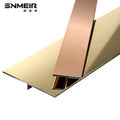 Decorative Stainless Steel Strip Metal Stainless Steel T Shape Tile Edge Trim Corner